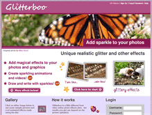 Tablet Screenshot of glitterboo.com
